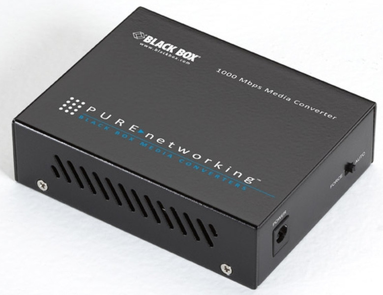 Black Box LGC201A-UK 1000Mbit/s Multi-Modus Schwarz Netzwerk Medienkonverter