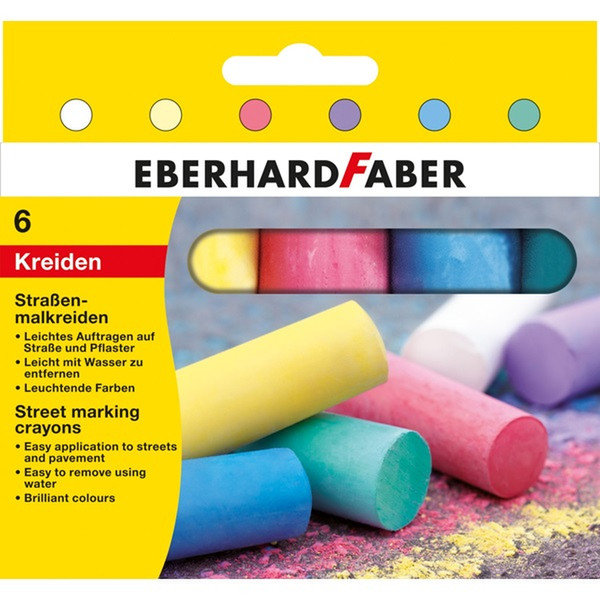 Eberhard Faber 526506 6шт восковой мелок/карандаш