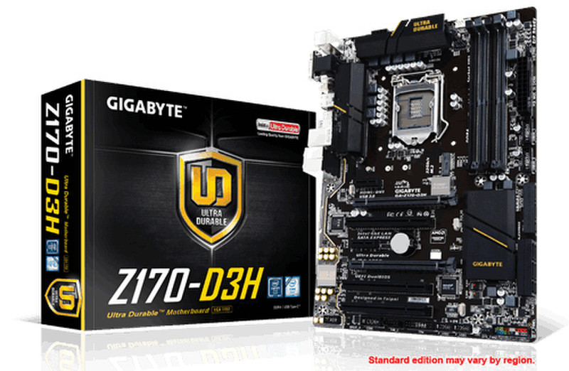 Gigabyte GA-Z170-D3H motherboard