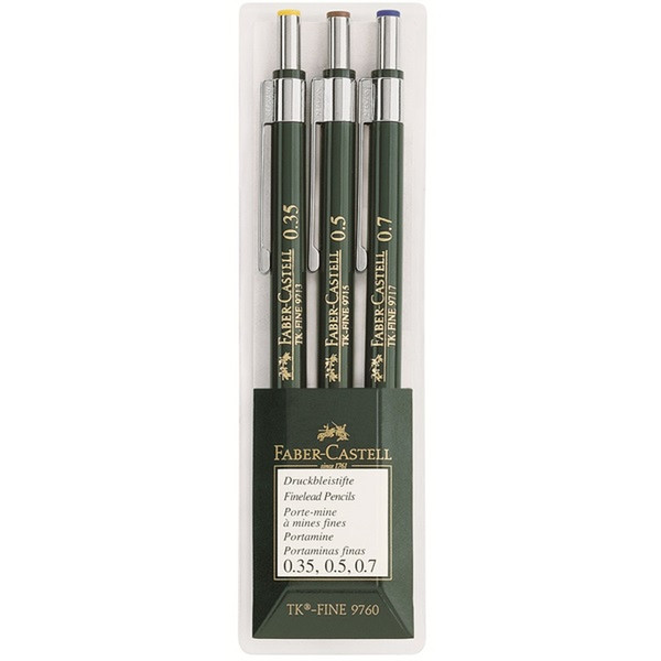 Faber-Castell TK-FINE 3шт механический карандаш