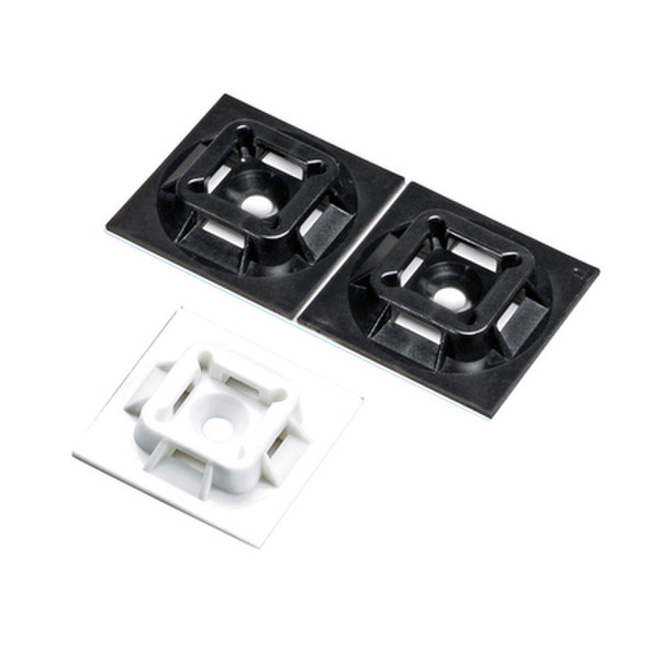 Panduit ABM2S-A-D Wall-mounted tie holder Black,White tie holder