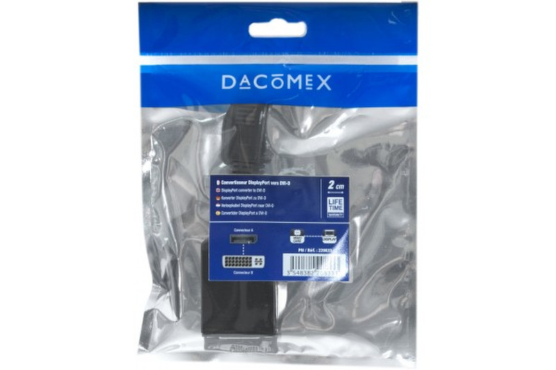 Dacomex DisplayPort - DVI-D 2cm