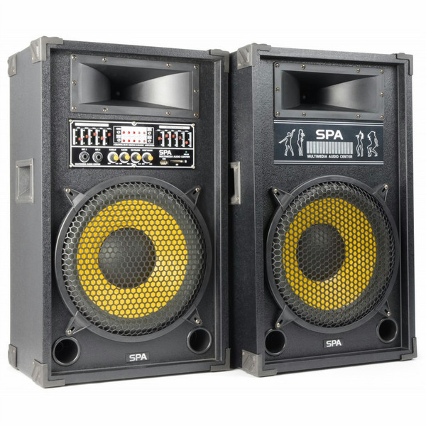 Skytec SPA1200Y Freestanding Public Address (PA) system 600W Black