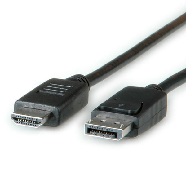 ROLINE 11.04.5782 3м DisplayPort HDMI Черный адаптер для видео кабеля