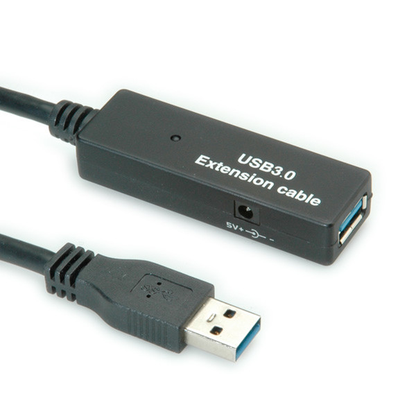Secomp USB 3.0 Active Repeater, 15 m USB 3.0 Type A USB 3.0 Type A Черный