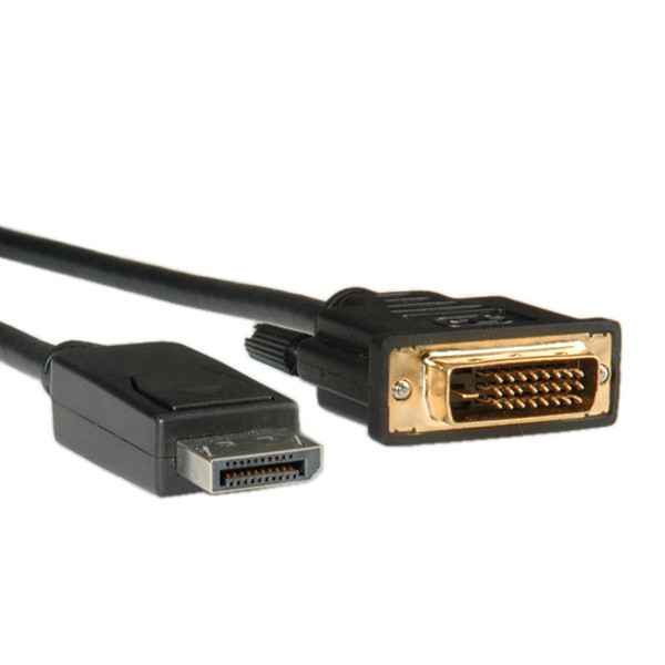 ROLINE DisplayPort Kabel DP ST - DVI ST, LSOH 2,0m