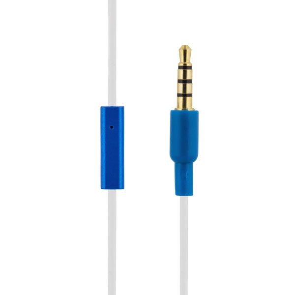 Deltaco HL-121 Binaural im Ohr Blau Mobiles Headset