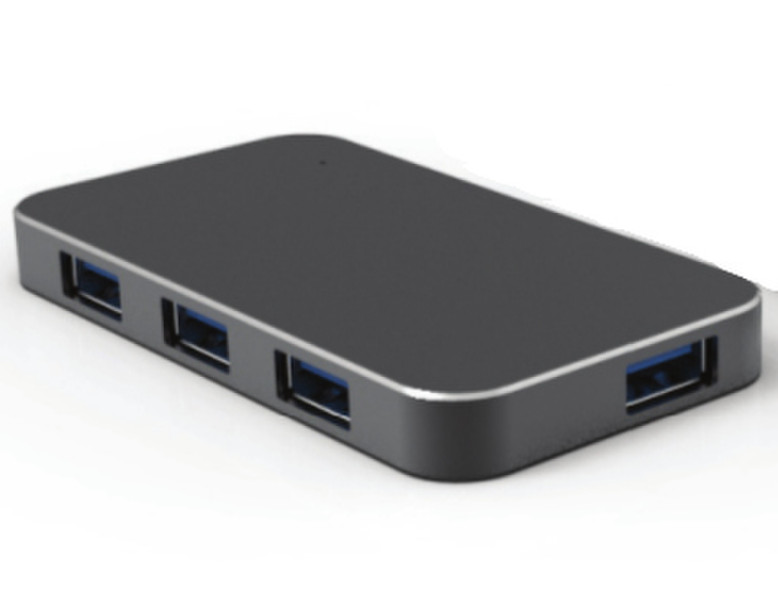 Digitus USB 3.0 HUB 4-Port USB 3.0 (3.1 Gen 1) Type-A 5000Mbit/s Schwarz