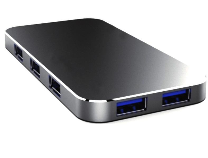 Digitus USB 3.0 HUB 7-Port USB 3.0 (3.1 Gen 1) Type-A 5000Mbit/s Schwarz