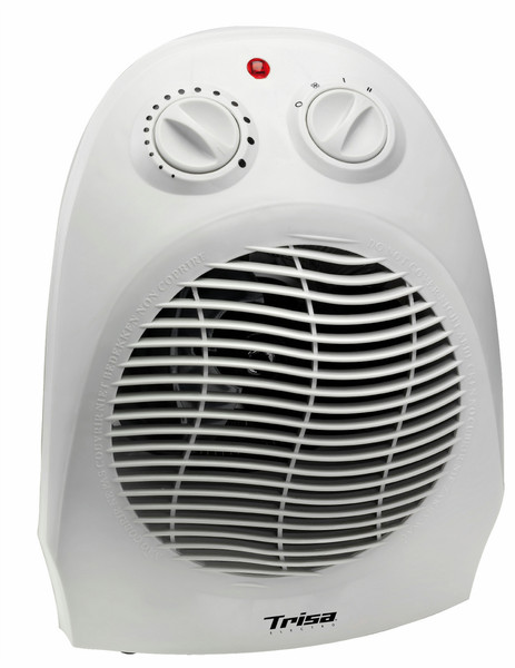 Trisa Electronics 9330.4445 Indoor 2000W White Fan electric space heater