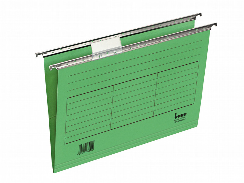 Bene 116505GN A4 Cardboard Green 1pc(s) hanging folder