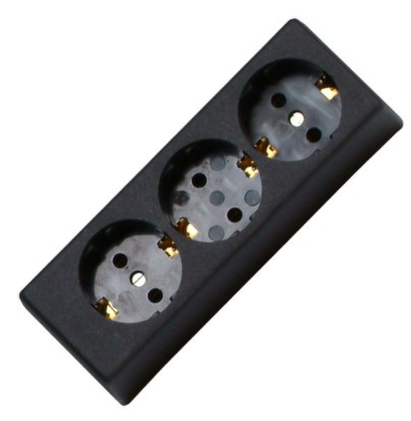 Kopp 120305001 Schuko Black socket-outlet