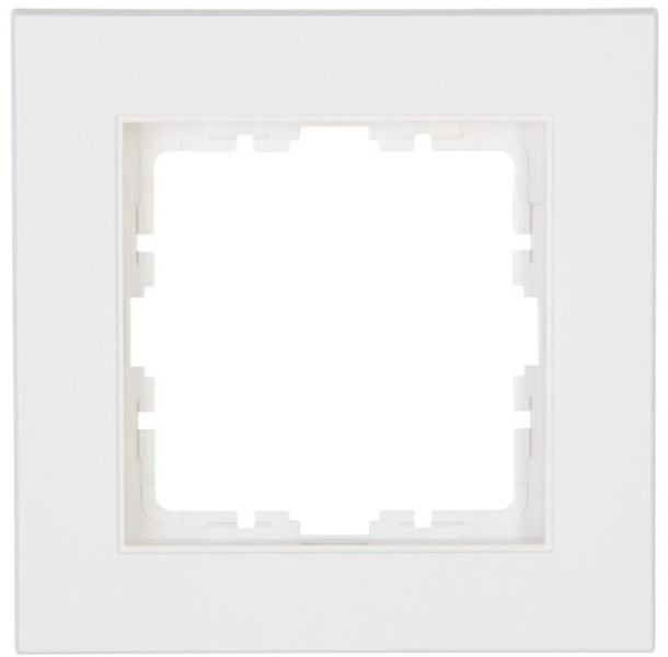 Kopp 402129000 White switch plate/outlet cover