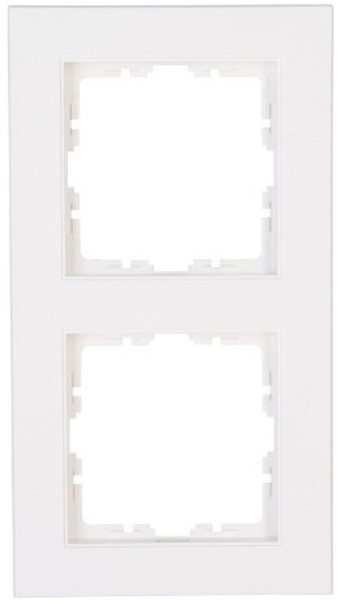 Kopp 402629005 White switch plate/outlet cover
