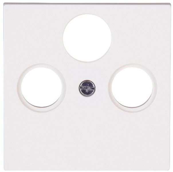 Kopp 491029008 White switch plate/outlet cover