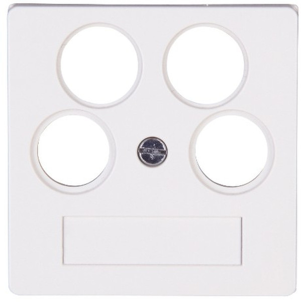 Kopp 491829003 White switch plate/outlet cover