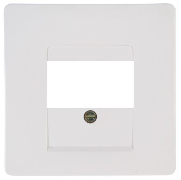 Kopp 328229189 White switch plate/outlet cover