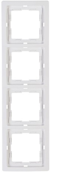 Kopp 400429069 White switch plate/outlet cover