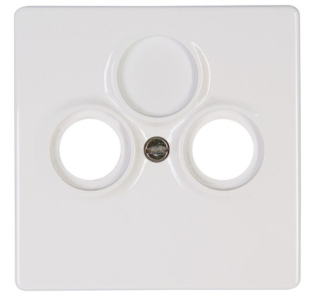 Kopp 491929185 White switch plate/outlet cover