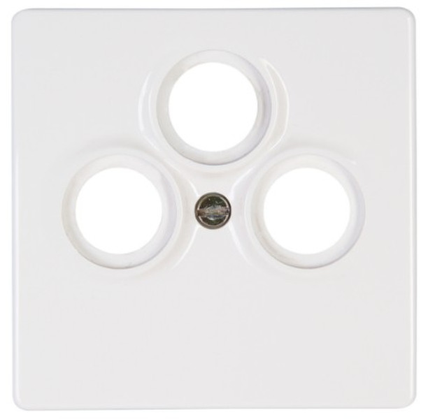 Kopp 492029189 White switch plate/outlet cover