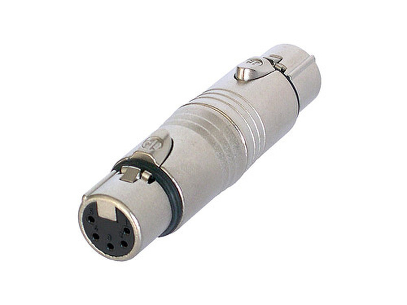 Neutrik NA5FF XLR XLR Серый кабельный разъем/переходник