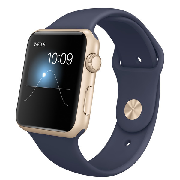 Apple Watch Sport 1.5Zoll OLED 30g Gold Smartwatch