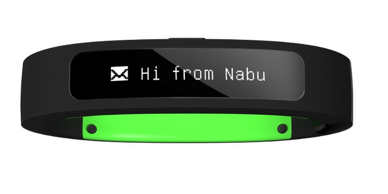 Razer Nabu Wristband activity tracker OLED Беспроводной Черный, Зеленый
