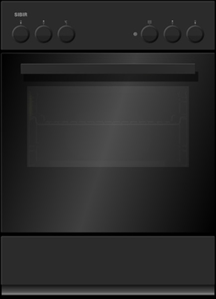 SIBIR Diplomat S Elektrischer Ofen 56l A Schwarz