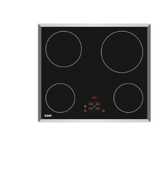 SIBIR GK 4300 T Built-in Induction Black,Silver