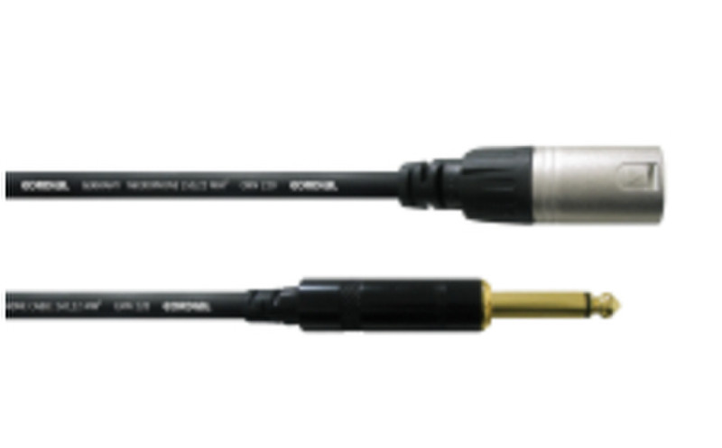 Cordial CCM 10 MP 10м 6.35mm Черный аудио кабель