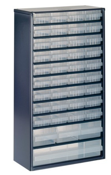 raaco Cabinet 1240-123 Stahl Blau Aktenschrank