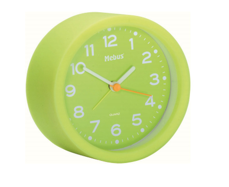 Mebus 27212 Quartz table clock Круглый Зеленый настольные часы