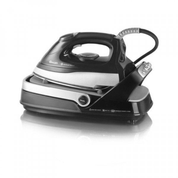 Swan SI9050N 2400W 1.5L Stainless Steel soleplate Black steam ironing station