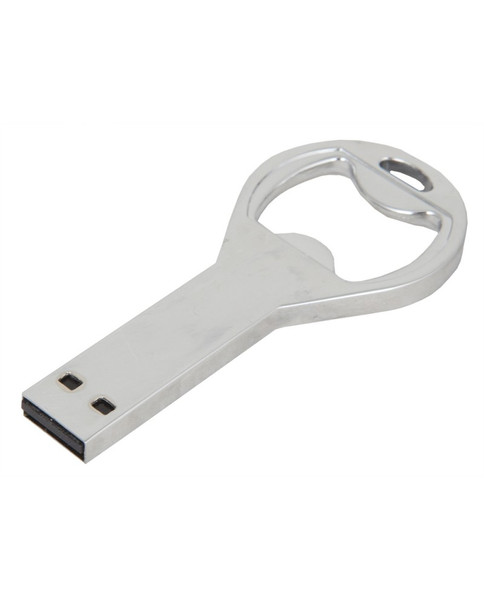 Urban Factory Botlle Opener 16GB 16GB USB 2.0 Type-A Aluminium,Grey USB flash drive