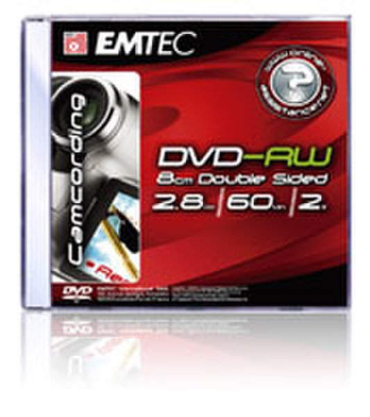 Emtec Mini DVD-RW 2.8GB 8cm 2.8GB 3Stück(e)