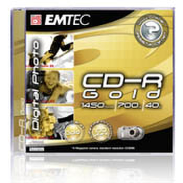 Emtec CD-R Gold Digital Photo 700МБ 10шт