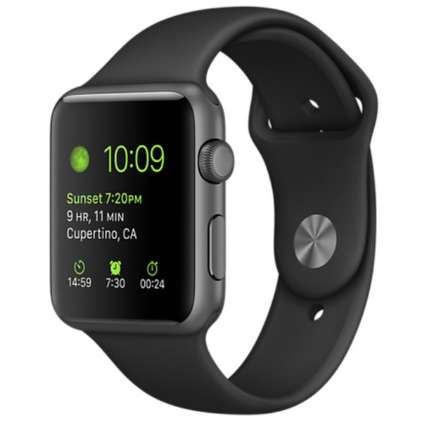 Apple Watch Sport 42mm 1.5Zoll OLED 30g Grau Smartwatch
