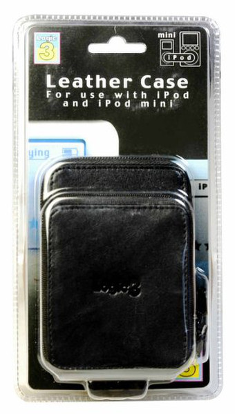 Logic3 Leather Case for iPod Schwarz