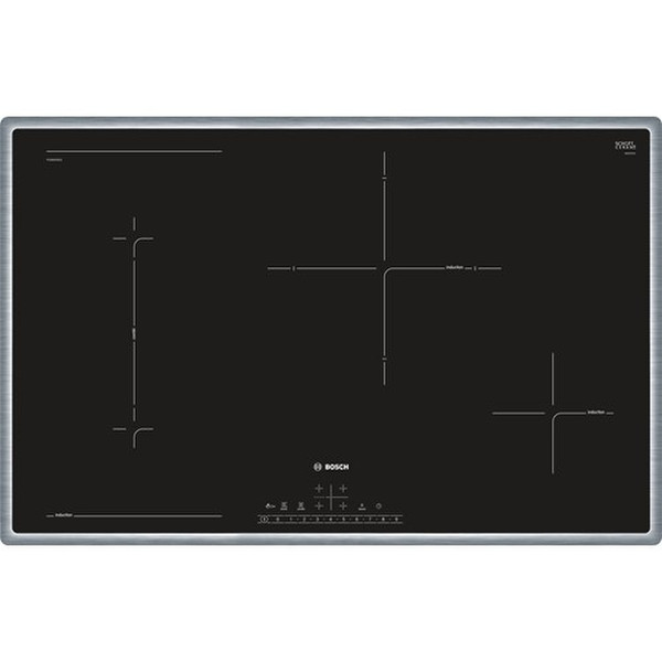 Bosch PVS845FB1E Built-in Induction Black,Stainless steel hob