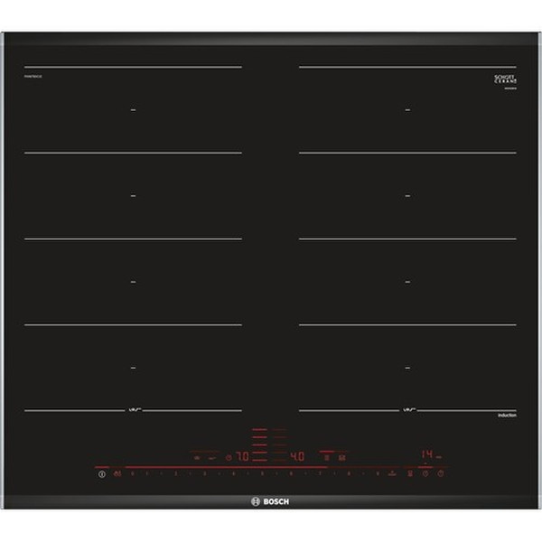 Bosch PXX675DC1E Built-in Induction Black,Stainless steel hob