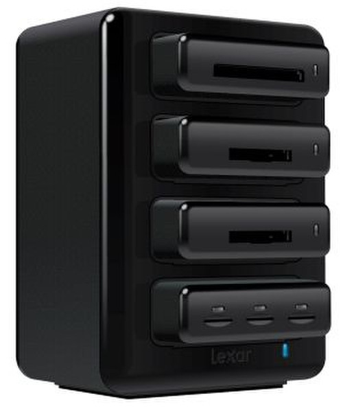 Lexar LRWHR1TBEU Thunderbolt 2/USB 3.0 Черный устройство для чтения карт флэш-памяти