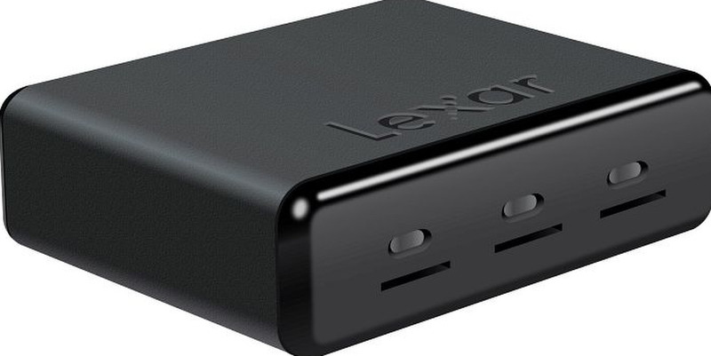 Lexar LRWUR2TBEU USB 3.0 (3.1 Gen 1) Type-A Черный устройство для чтения карт флэш-памяти