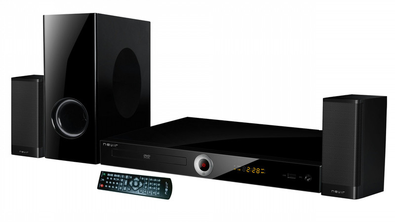 Nevir NVR-711DCDU 2.1 25W Black home cinema system