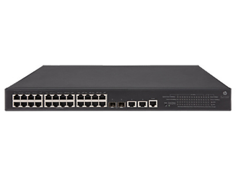 Hewlett Packard Enterprise FlexNetwork 5130 24G POE+ 2SFP+ 2XGT (370W) EI Управляемый L3 Gigabit Ethernet (10/100/1000) 1U Серый