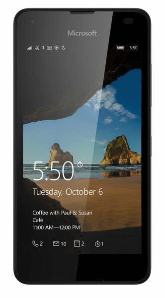 Microsoft Lumia 550 Одна SIM-карта 4G 8ГБ Черный смартфон