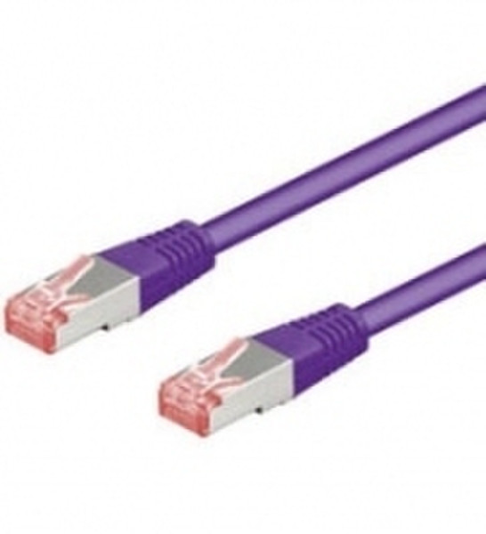 Wentronic CAT 6-1500 SSTP PIMF 15.0m 15m Violett Netzwerkkabel