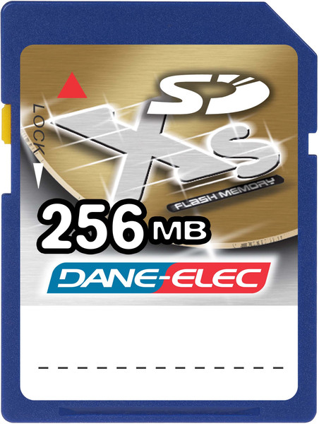 Dane-Elec 256MB XS SecureDigitalCard 0.25ГБ SD карта памяти