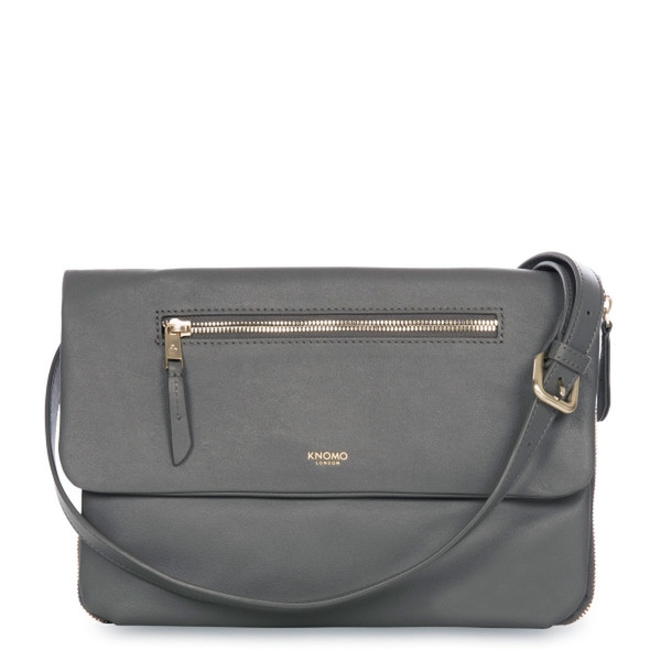 Knomo 20-049-GRY Clutch bag Leather Grey