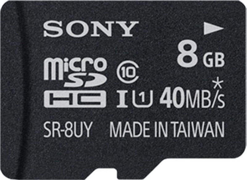 Sony microSDHC 8GB 8GB MicroSDHC UHS-I Class 10 memory card