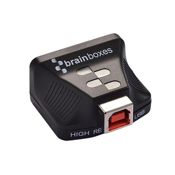 Brainboxes US-159 DB9 USB A Schwarz Kabelschnittstellen-/adapter